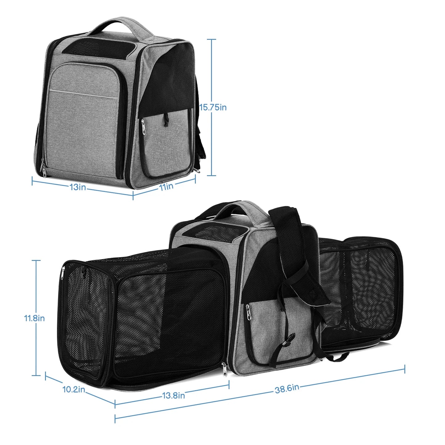 Breathable Pet Cat Carrier Backpack Foldable Pet Carrier
