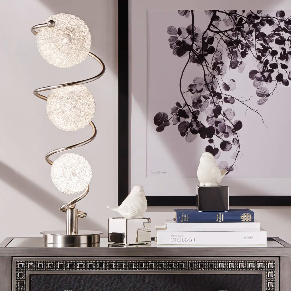 Luxurious Bedroom Table Lamp Sparkling Decorative Designer
