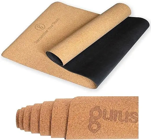 Sweat Proof Durable Cork Yoga Mat Thick Non Slip