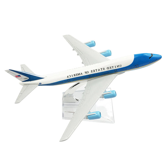 16cm Metal Diecast Airplane Model Air Force One For Boeing 747