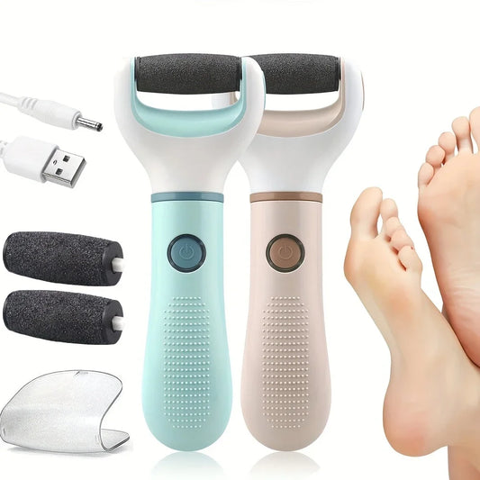 1pc Electric Foot Grinder Auto Wireless Remove Dead Skin Calluses  Pedicure Tool