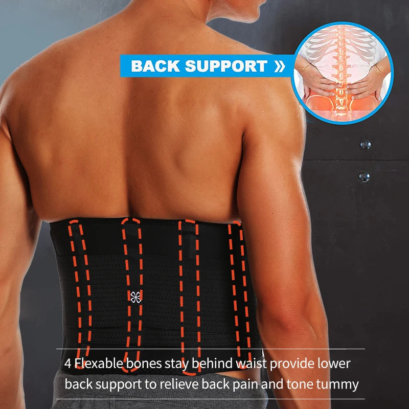 Orthopedic Body Shaper Belt Back Support Belt for Men Waist Trainer