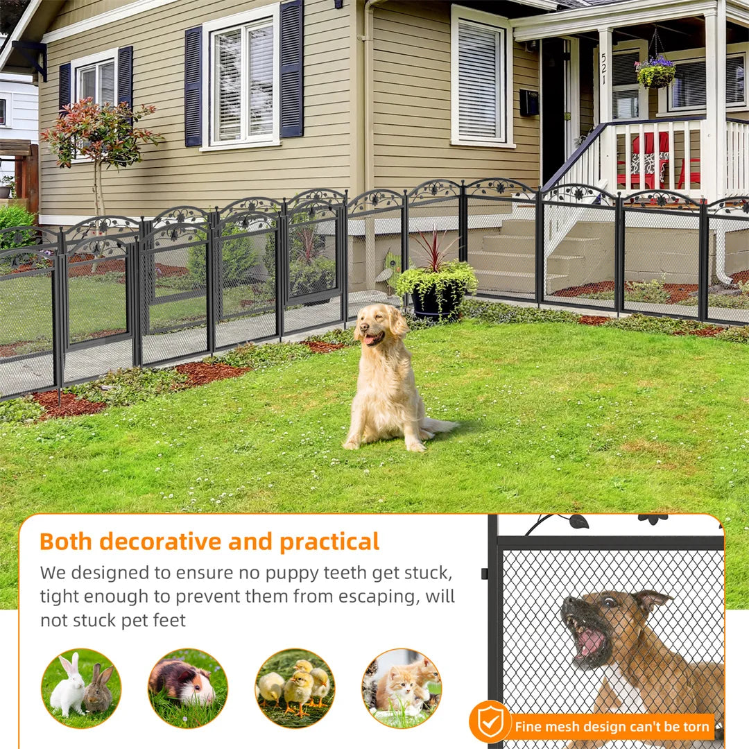 8 Panels DIY Heavy Duty Dog Playpen Pen
