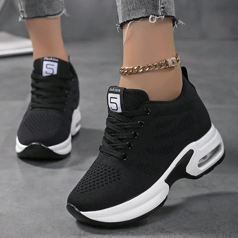 Women Sport Shoes Air Cushion Running Sneaker   Walking Shoes