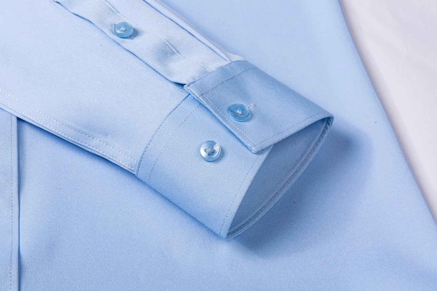 Men's Ultra-Stretch Shirt - High-Quality Silky Business Formal Long-Sleeve Shirt