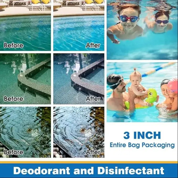 40lb 3 Inch Cleaner Tablets for Cleaning and Disinfecting Swimming Pools