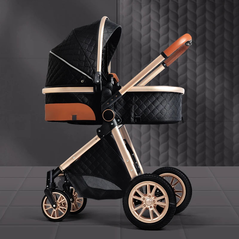 Luxury Baby Stroller 3 in 1 High Landscape Baby Cart Model BWSV9A