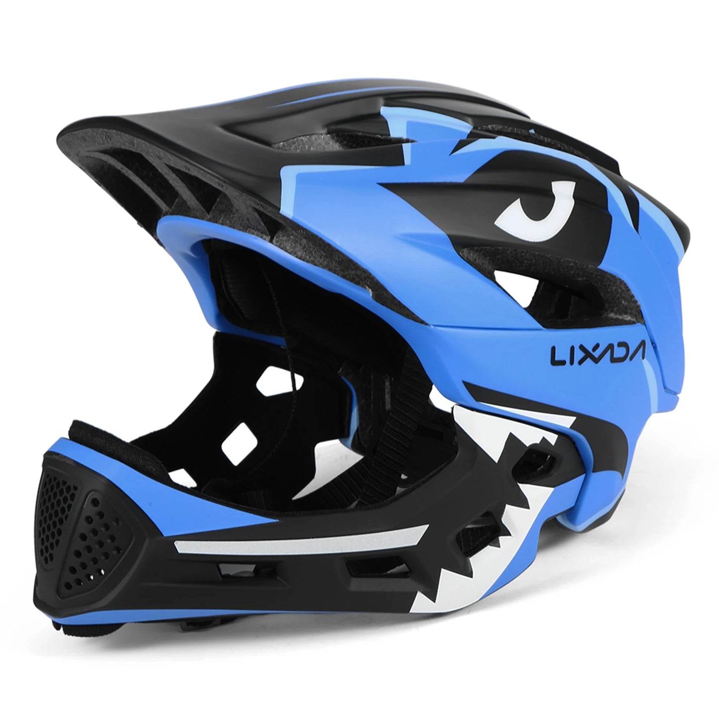 LIXADA Kids Detachable Full Face Helmet Children Sports Safety Helmet for Cycle Skateboarding Roller Skating