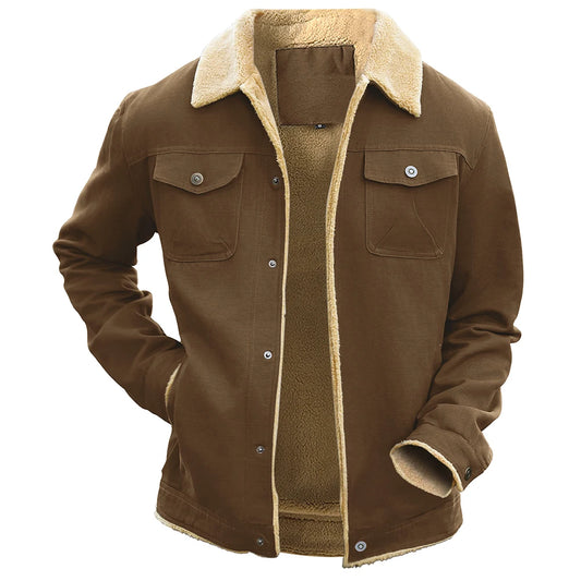 Men's Jackets Winter Warm Waterproof Fleece Lined High Quality