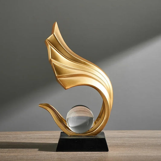 Light Luxury Crafts Home Furnishing  Offices Living Rooms TV Cabinets Foyer Decorations