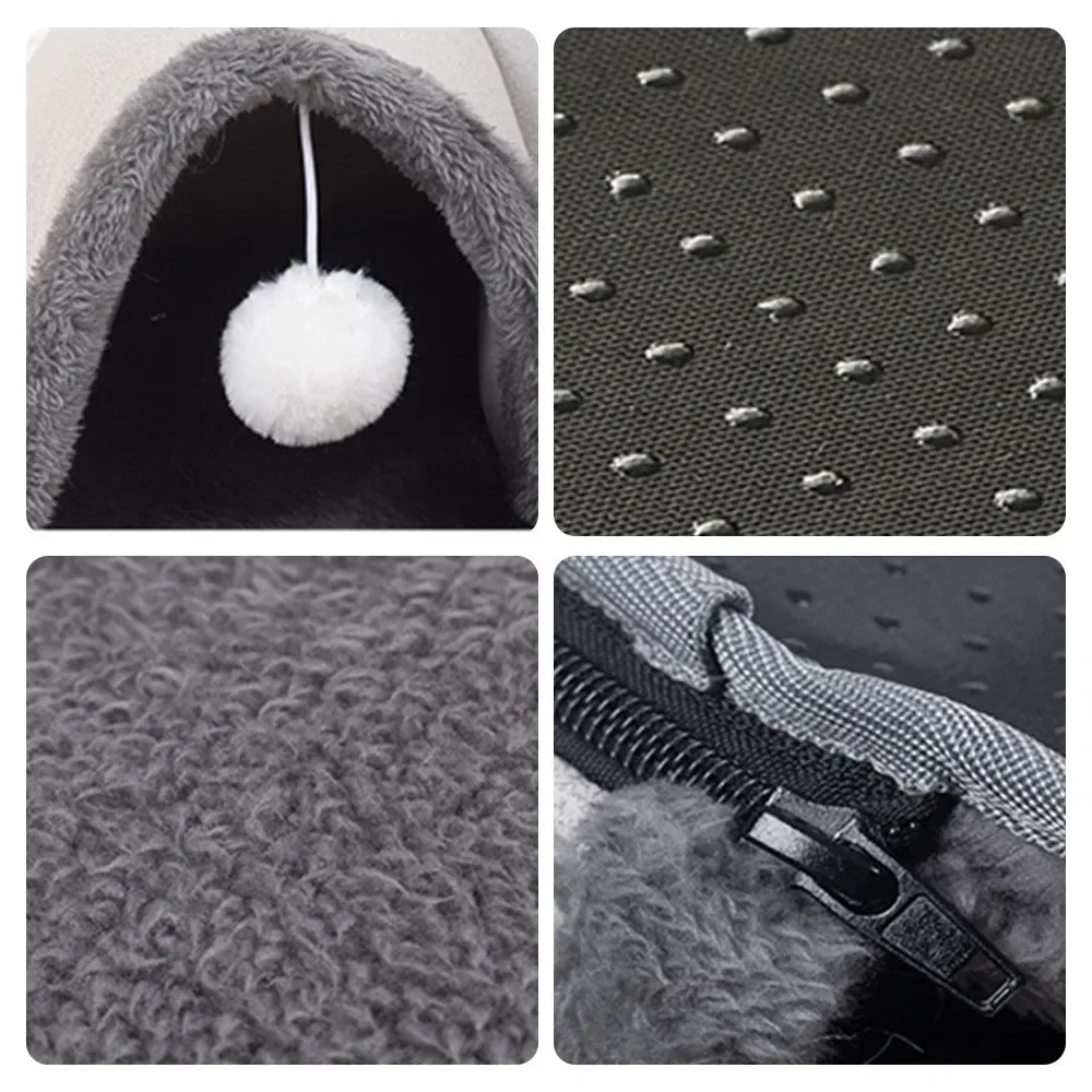 Pet Cat Tunnel Interactive Play Toy Cat Bed Nest Dual Use  Tunnels Indoor Toys House Kitten Training Toy