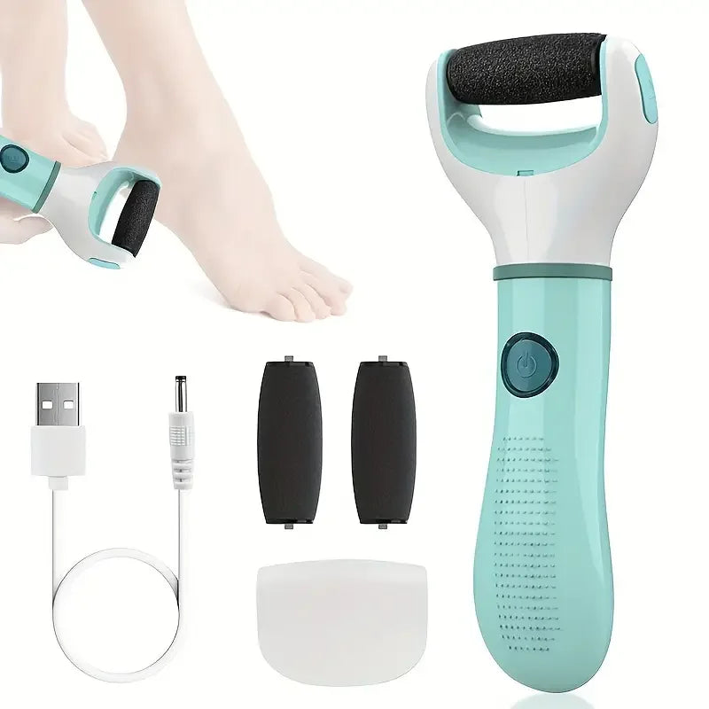 1pc Electric Foot Grinder Auto Wireless Remove Dead Skin Calluses  Pedicure Tool