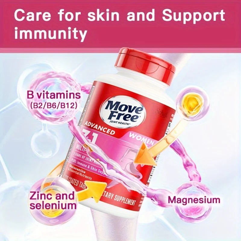 [Women's exclusive customization] Move Free's 7-in-1   Multi-Benefit Glucosamine for Women 120ct