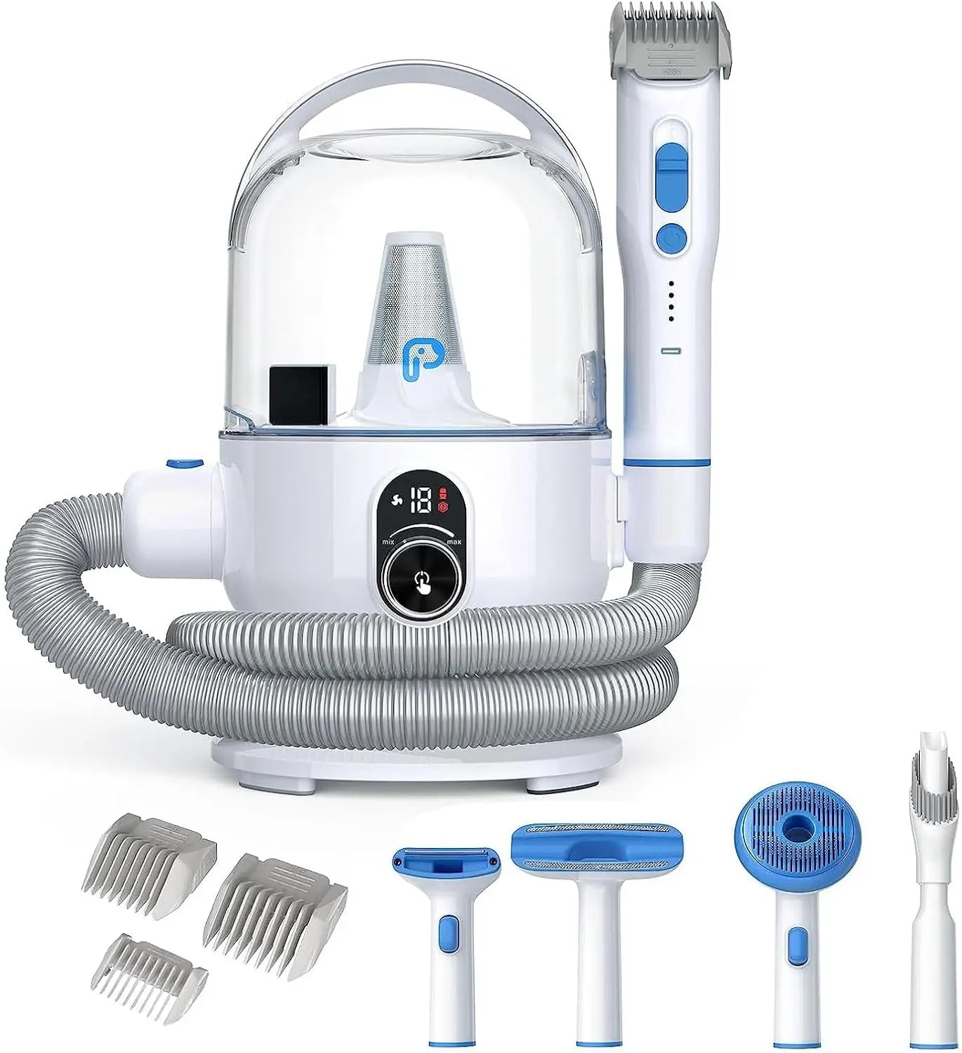Pet Grooming Vacuum Kit 5-in-1 Pet Grooming Kit
