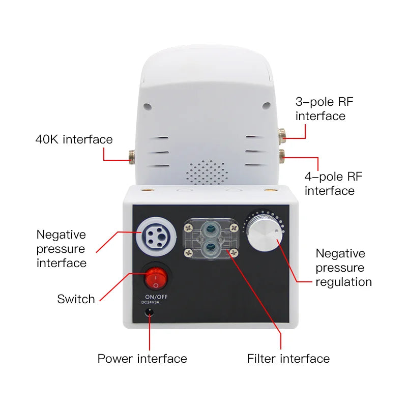 4 In 1 40k Cavitation Weight Loss Massager Body Vacuum Firming Skin Anti Aging Face Lift Ultrasonic Smoothing Skin