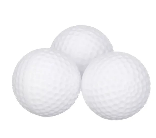 (4 Pack) 15ct White Hollow Golf Practice Balls – Indoor & Outdoor Training