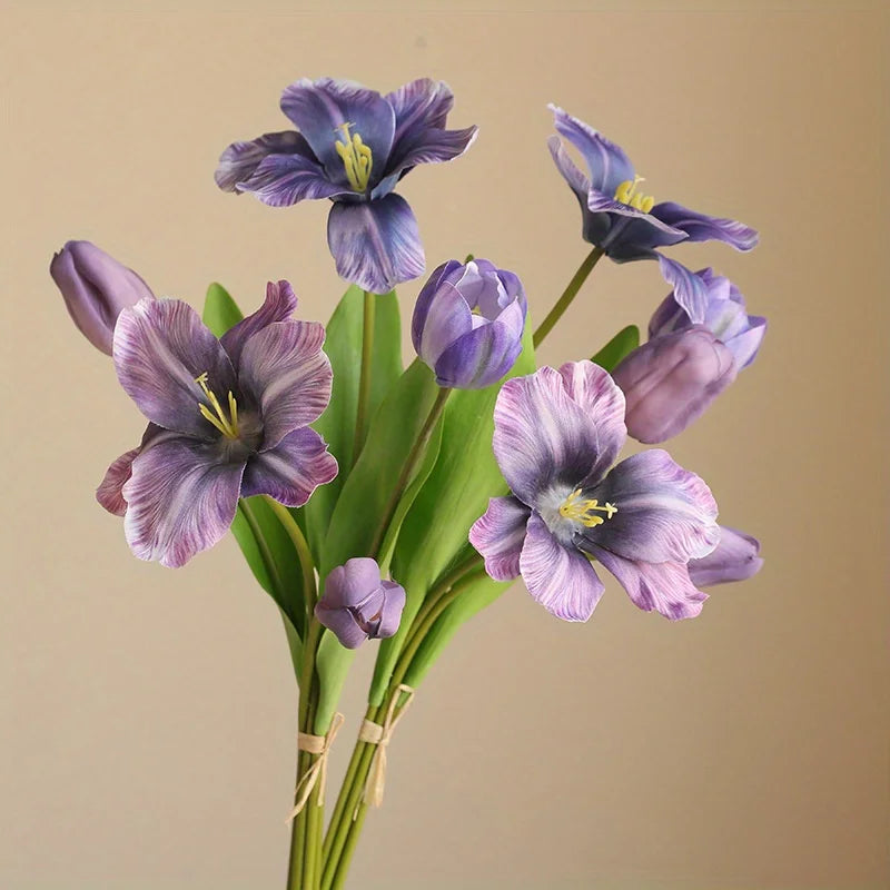 3 Bundles Tulip Artificial Flower,
