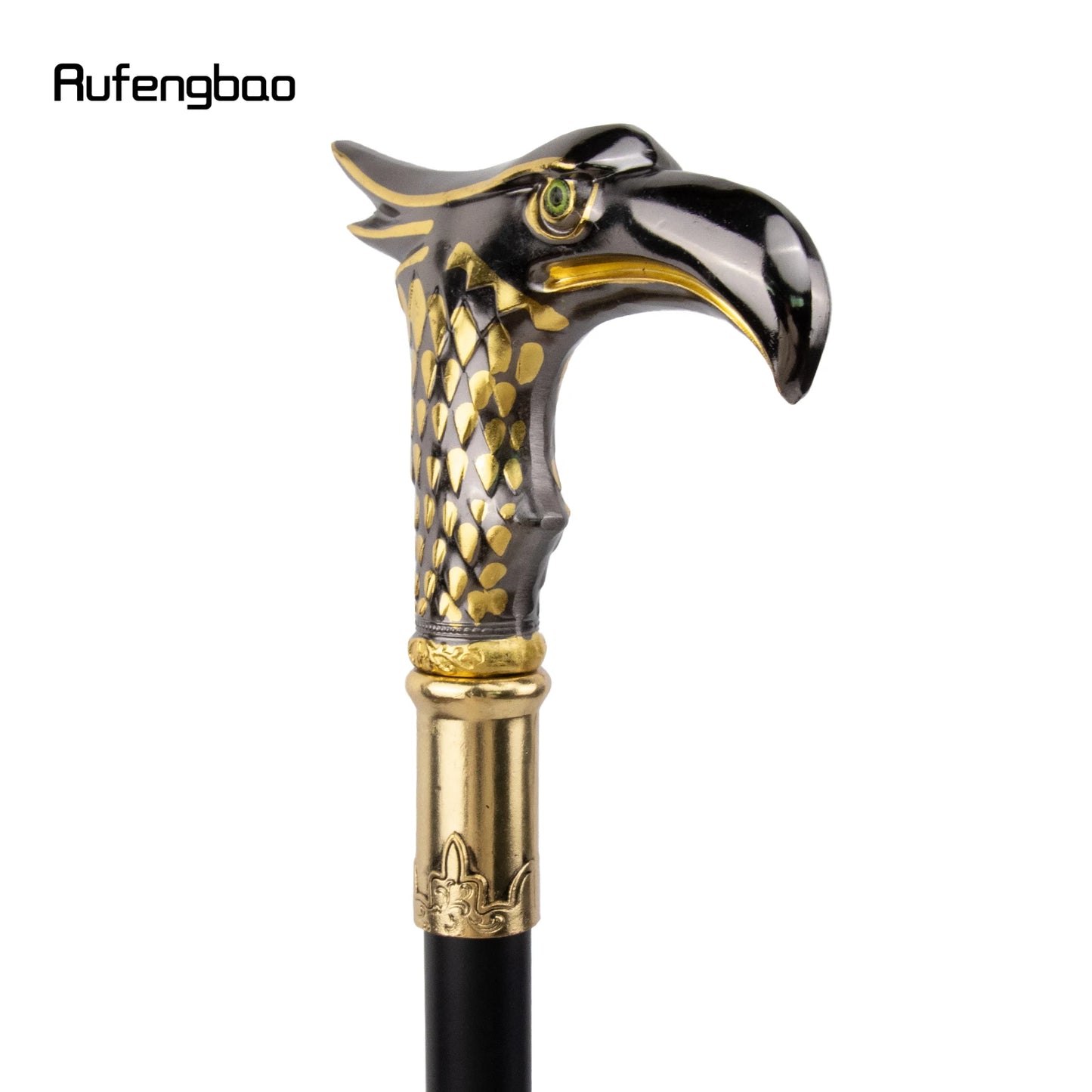 Golden Black Eagle Walking Stick Decorative