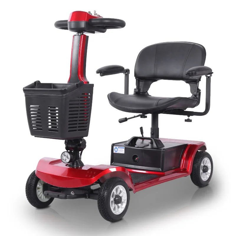 4Wheels Mobility Scooter 180W/250W 24V 12Ah/20Ah Disabled Elderly Portable