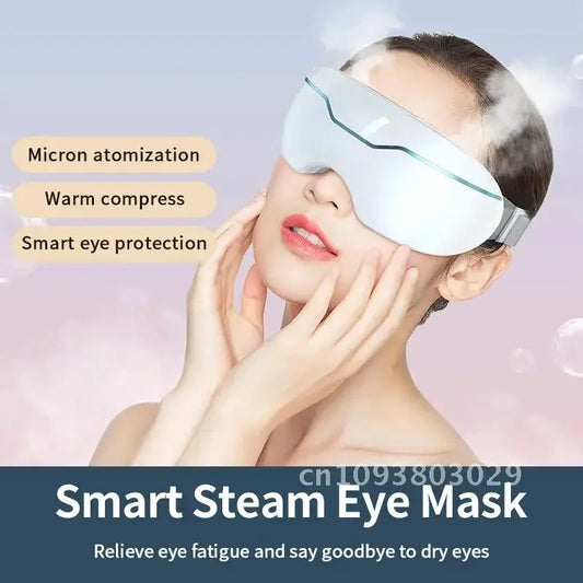 Electric Nano For Eye Massager With Smart Heat Hot Compress Steam Mask