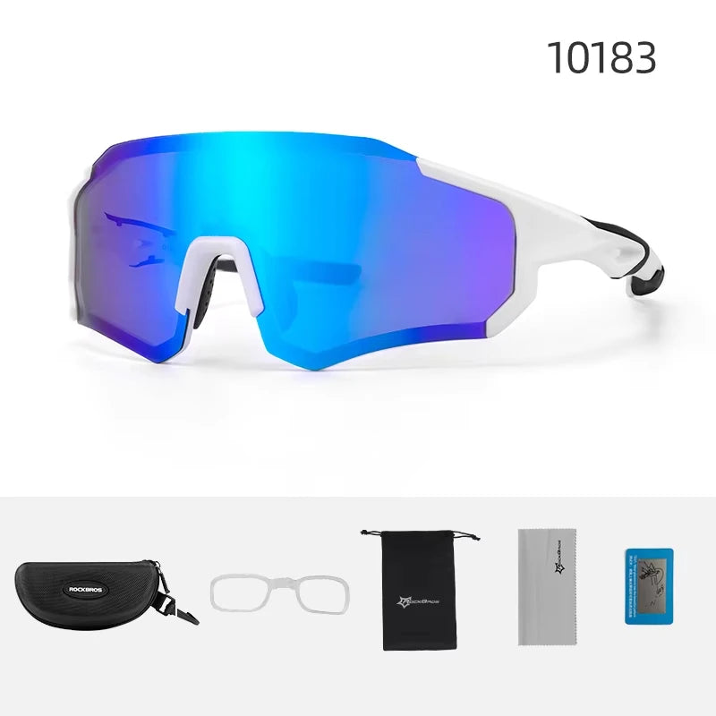 Bicycle Glasses Photochromic Polarized Lens UV400 Protection Sports Eyewear
